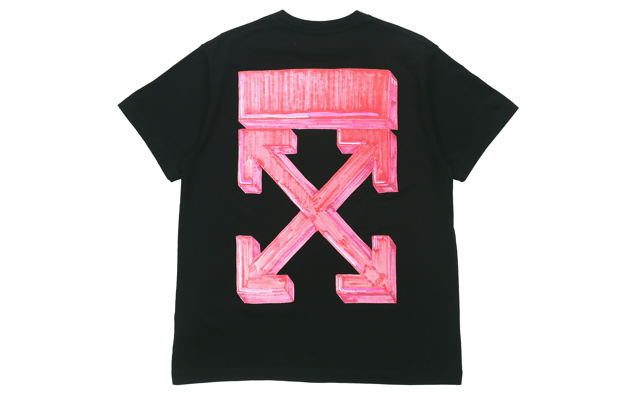 OFF WHITE Marker Red Arrows Oversized Tee