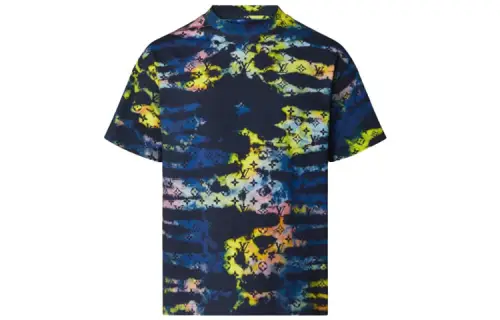 Louis Vuitton 2010s Monogram tie-dye T-Shirt