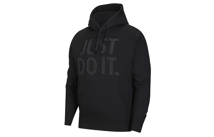 Nike Sweatshirts Men's Black Hooded Moderate Regular