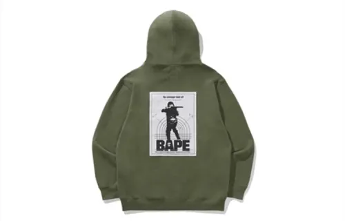 Bape X Alpha Industries Rib Collar Hoodie