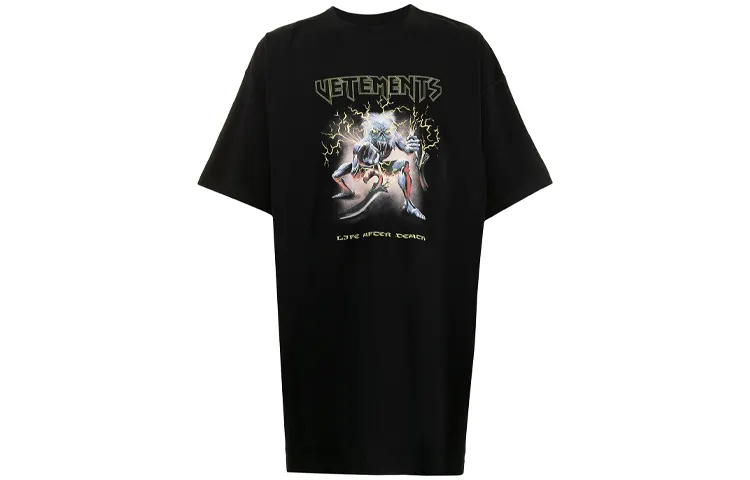 Vetements Electric Logo Heavy Metal T-Shirt