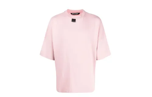 PALM ANGELS Blurred Logo Oversized T Shirt