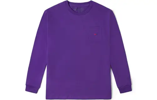 Vans T Shirts Unisex Purple Crew Neck Moderate Straight Fit