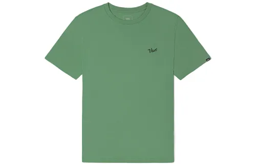 Vans T Shirts Unisex Avocado Green Crew Neck Moderate Straight Fit