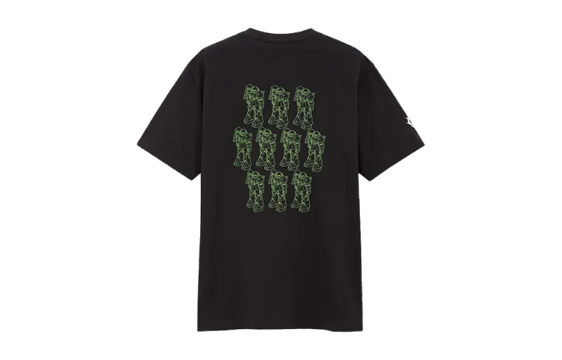 UNIQLO T Shirts Unisex Black Crew Neck Moderate Straight Fit