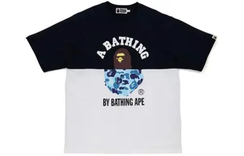 A BATHING APE T Shirts Men's Crew Neck Moderate Straight Fit