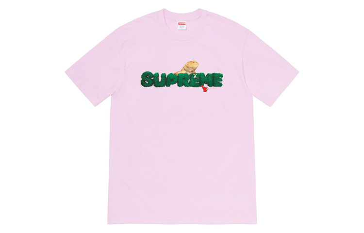 Футболка Supreme Lizard Logo (белая)