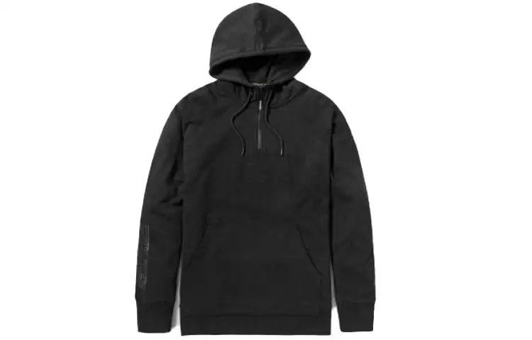 Timberland Sweatshirts Men's Black Hooded Moderate Regular