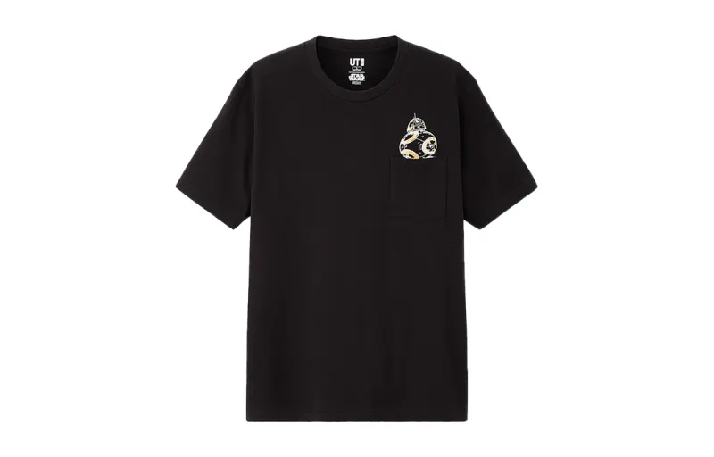 UNIQLO Straight Fit T Shirt Unisex Black
