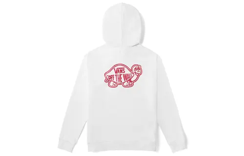 Vans Sweatshirts Unisex White Hooded Moderate Regular