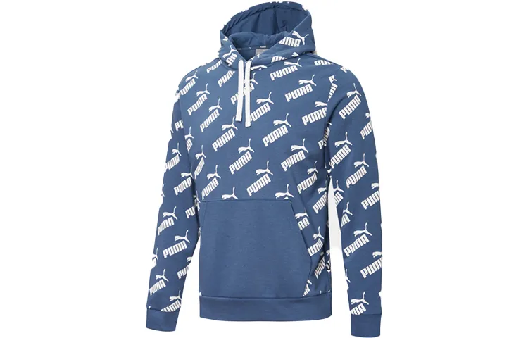 Puma Amplified logo-print hoodie