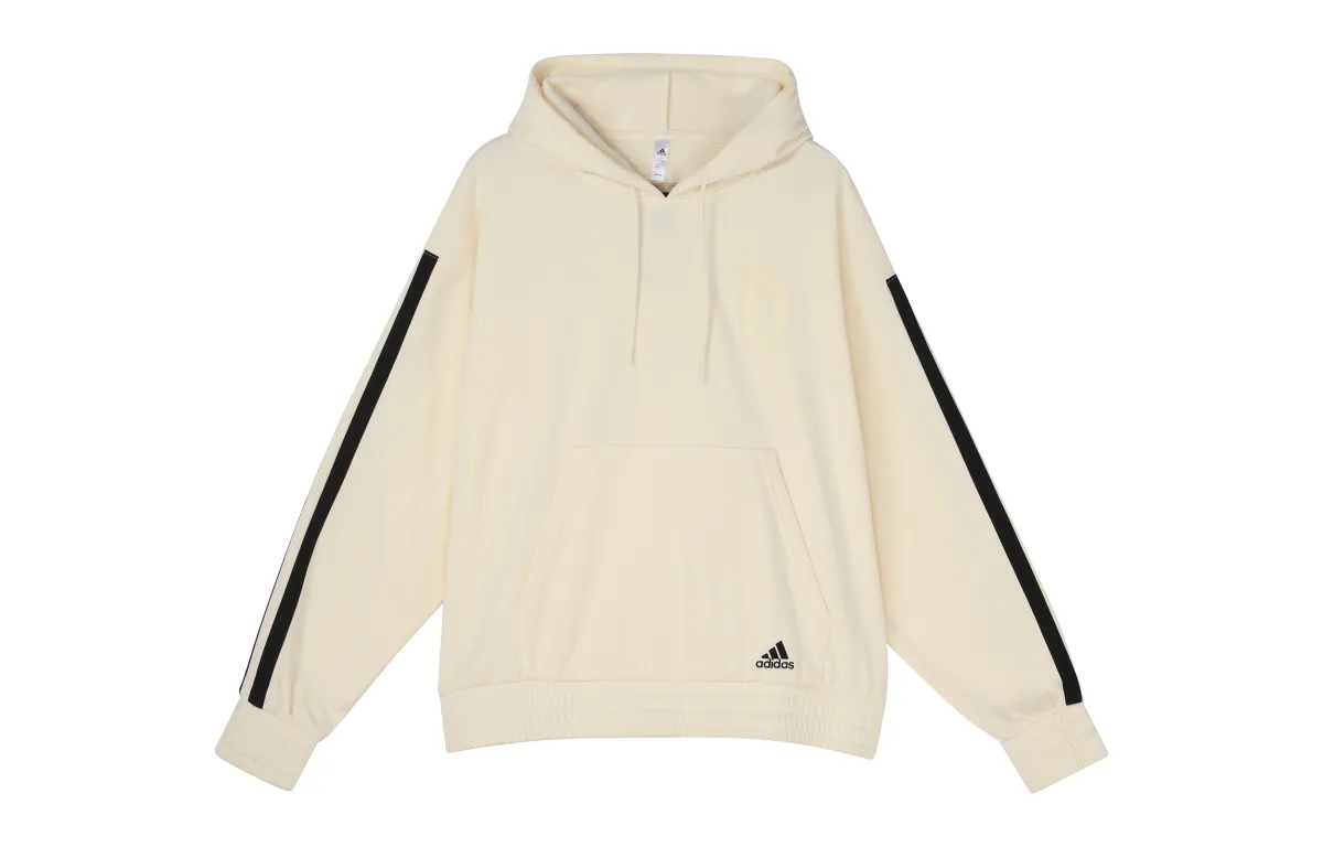 Adidas Sweatshirts Men's Ecru Hooded Moderate Straight Fit