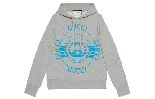 GUCCI Record Print Pullover Hoodie