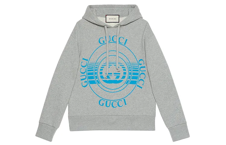 GUCCI Record Print Pullover Hoodie