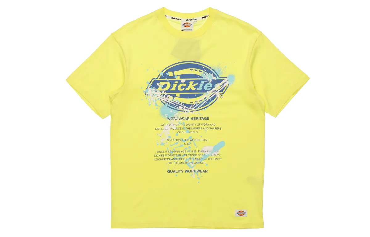 Dickies Straight Fit T Shirt Men's Light Lemon