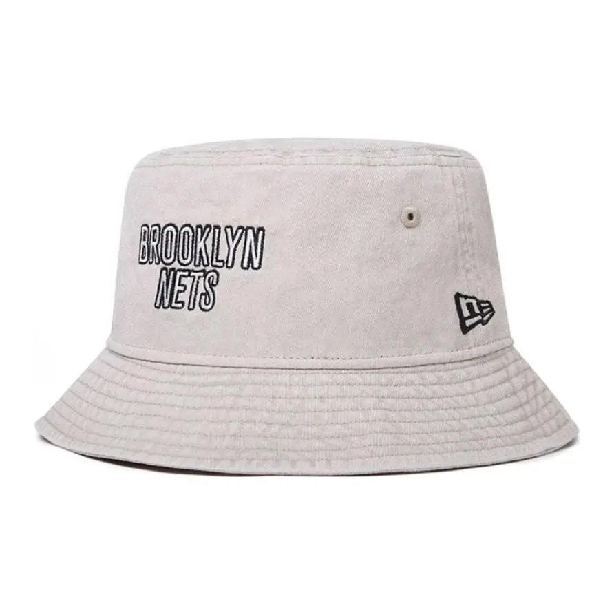 New Era Cotton Bucket Hats Unisex Ecru