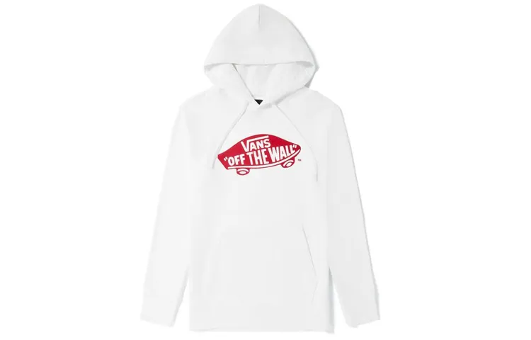 Vans Sweatshirts Unisex White Hooded (Non-detachable) Moderate