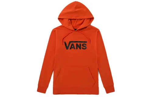 Vans Sweatshirts Unisex Orange Hooded Moderate Regular