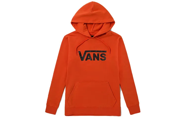 Vans Sweatshirts Unisex Orange Hooded Moderate Regular