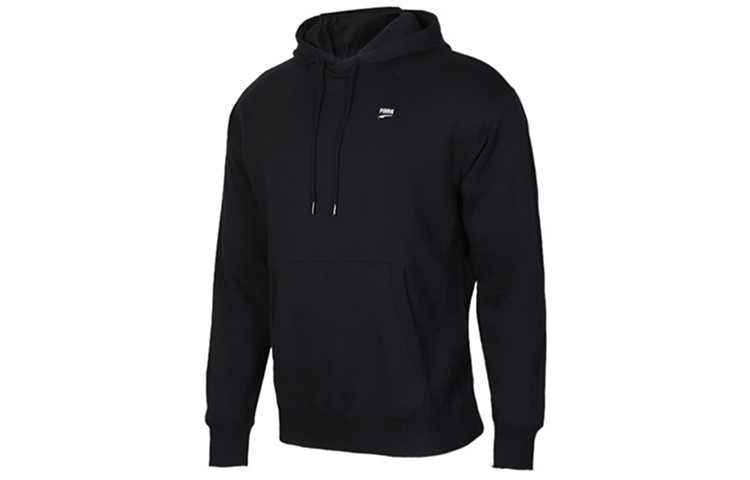 PUMA MODERN BASICS Sweatshirts Men's Black Hooded Moderate Regular