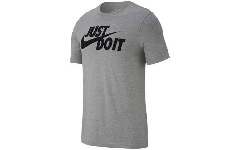 Nike Sportswear JDI T-Shirts Men's Dark Gray Crew Neck Moderate Straight Fit