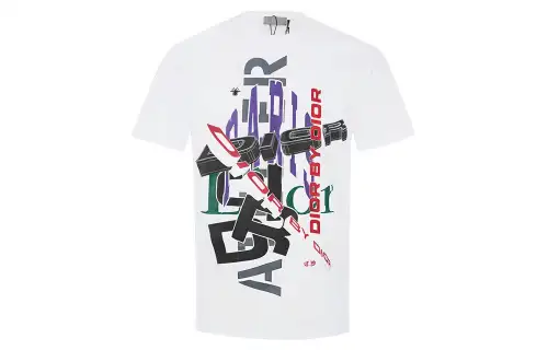 DIOR Quarterly New Products T Shirts Men's Crew Neck Moderate Straight Fit