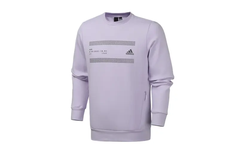 Adidas Sweatshirt Men's Light Purple