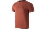 Li Ning T Shirts Men's Caramel Crew Neck Moderate Straight Fit