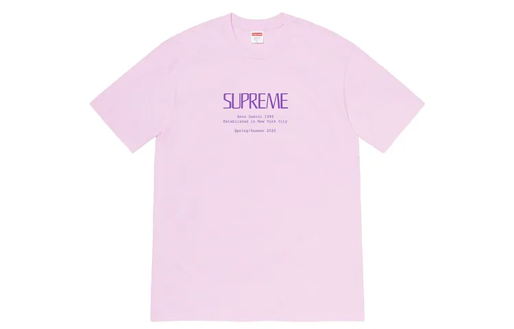 Supreme 2020 Spring Summer T Shirt Unisex