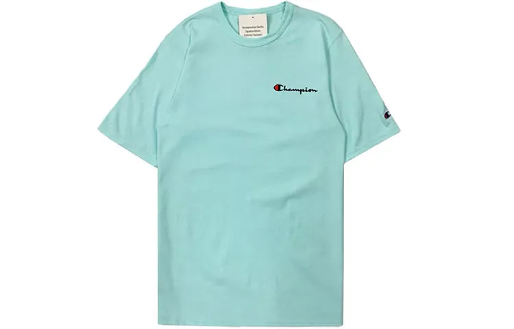 Champion T Shirt US Version Unisex Mint Green