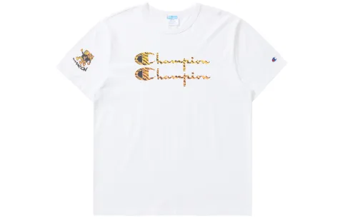 Champion T-Shirts Unisex Crew Neck Moderate Straight Fit
