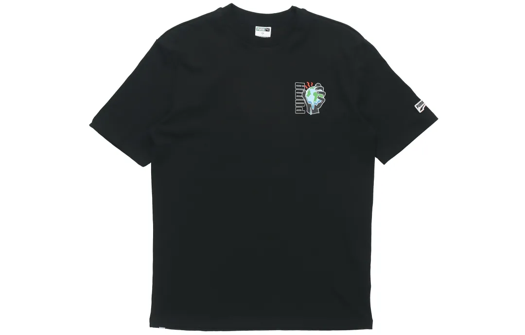 PUMA Set-in Sleeve T-Shirt Men's Black