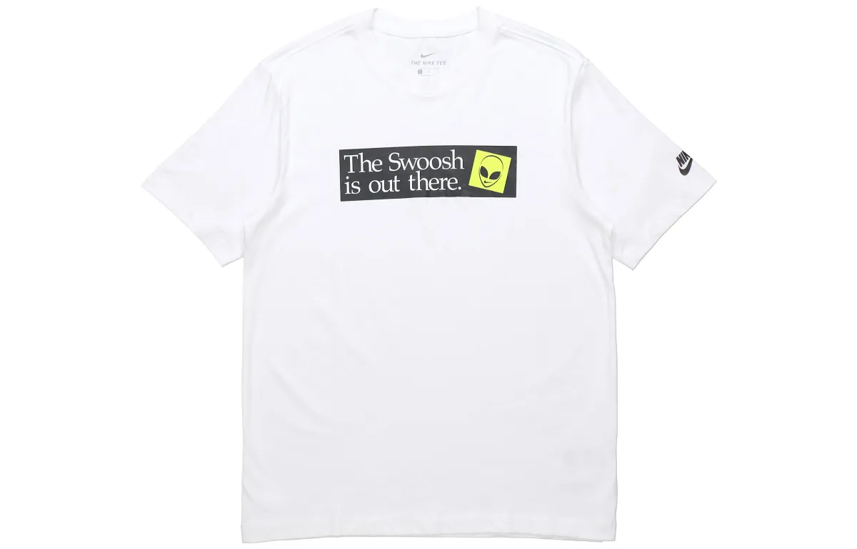 Nike T-Shirts Men's Crew Neck Moderate Straight Fit