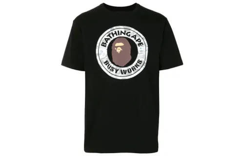 A BATHING APE Space Camo Busy Works Tee