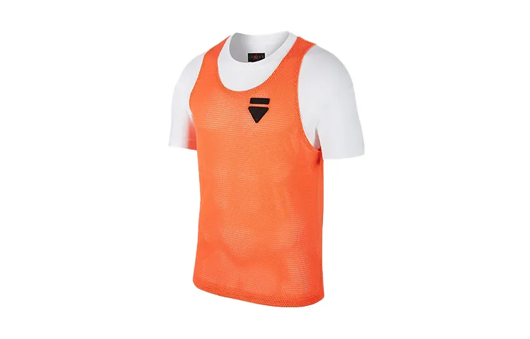 Jordan T-Shirts Men's Orange Crew Neck Moderate Mock Two-Piece