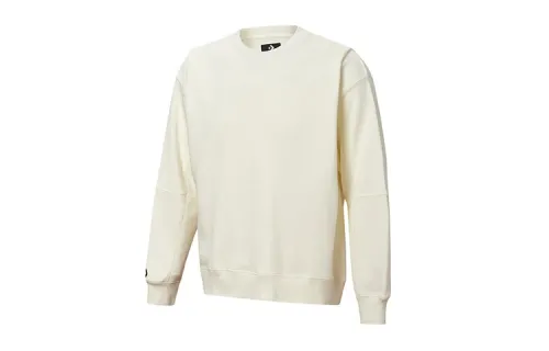 Converse Sweatshirts Unisex White Crew Neck Moderate Regular