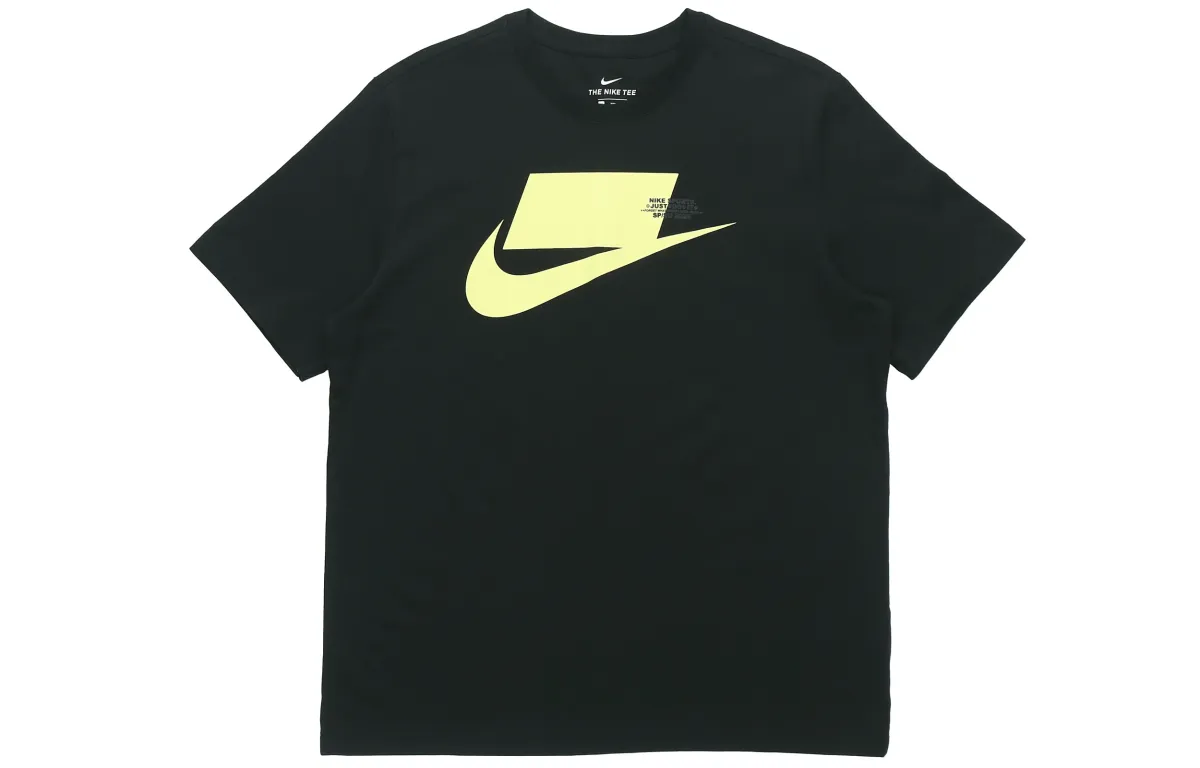 Nike T Shirt Men's Black Yellow
