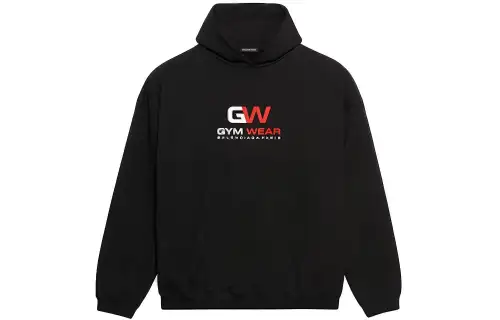 Balenciaga Gym Wear Print Hoodie