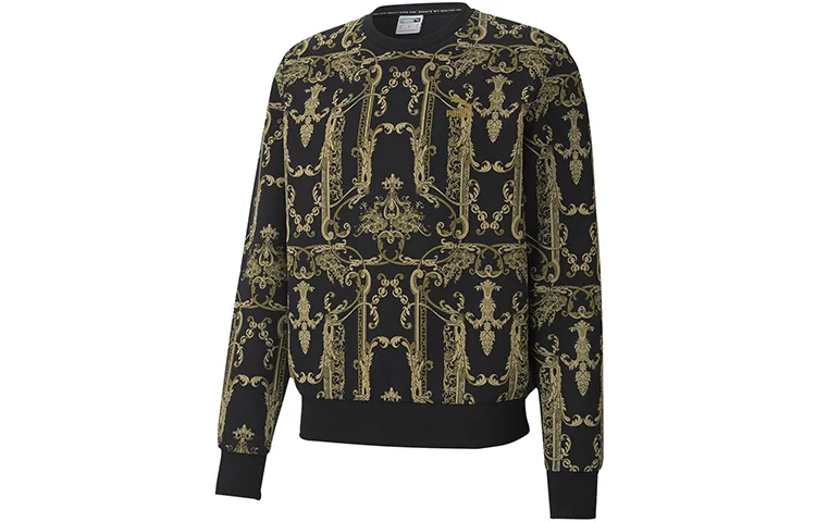 PUMA Sweatshirts Men's Gold Crew Neck Moderate