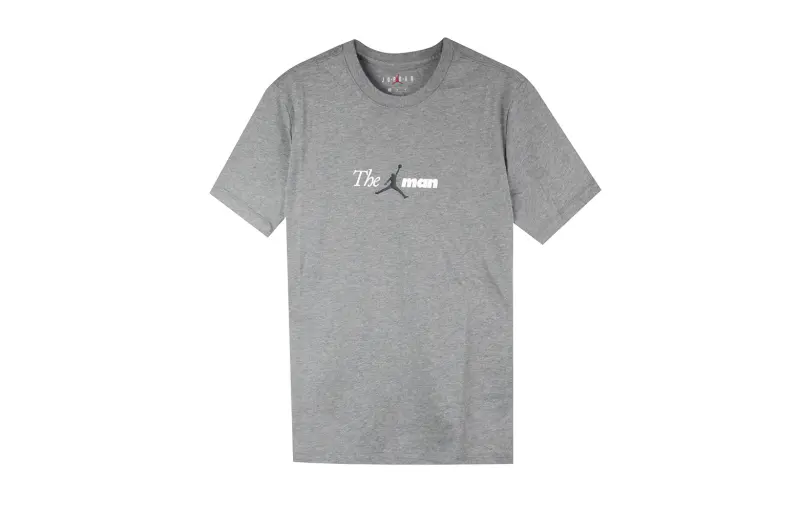 Jordan T Shirts Men's Crew Neck Moderate Straight Fit
