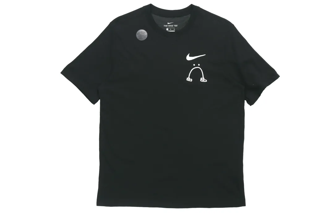 Nike T Shirts Men's Crew Neck Moderate Straight Fit