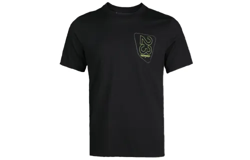 Jordan AS M J 23ENG SS WM CREW T Shirts Men's Black Crew Neck Moderate Straight Fit
