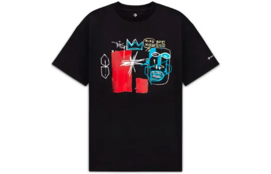 Converse x Basquiat BASPUIAT T Shirt Men's Black