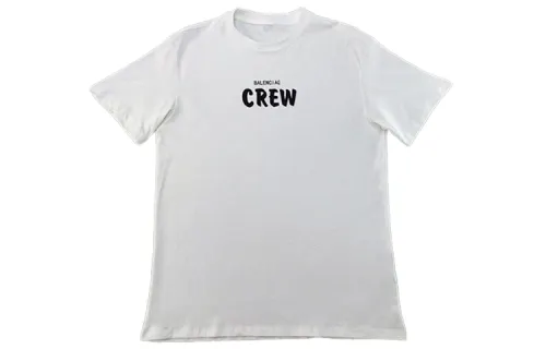 Balenciaga T Shirt Loose Fit Men's White