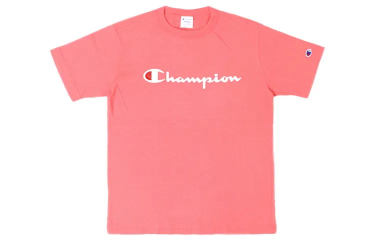 Champion T Shirt Japan Version Unisex Pink