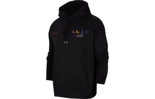 Jordan Russell Westbrook X Jordan Sweatshirts Men's Black Hooded Moderate Regular