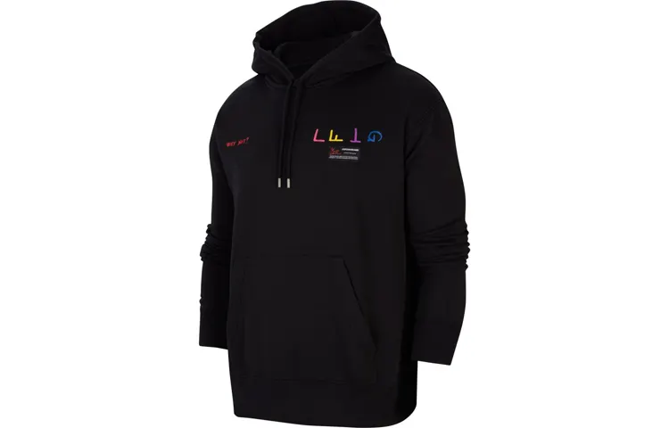 Jordan Russell Westbrook X Jordan Sweatshirts Men's Black Hooded Moderate Regular