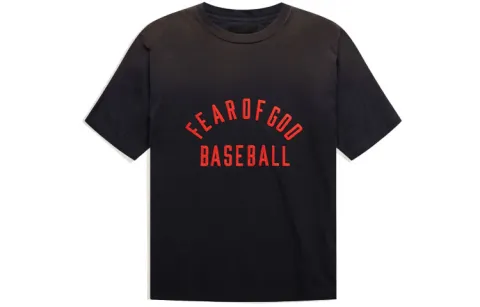 Fear Of God T Shirt Unisex Vintage Black