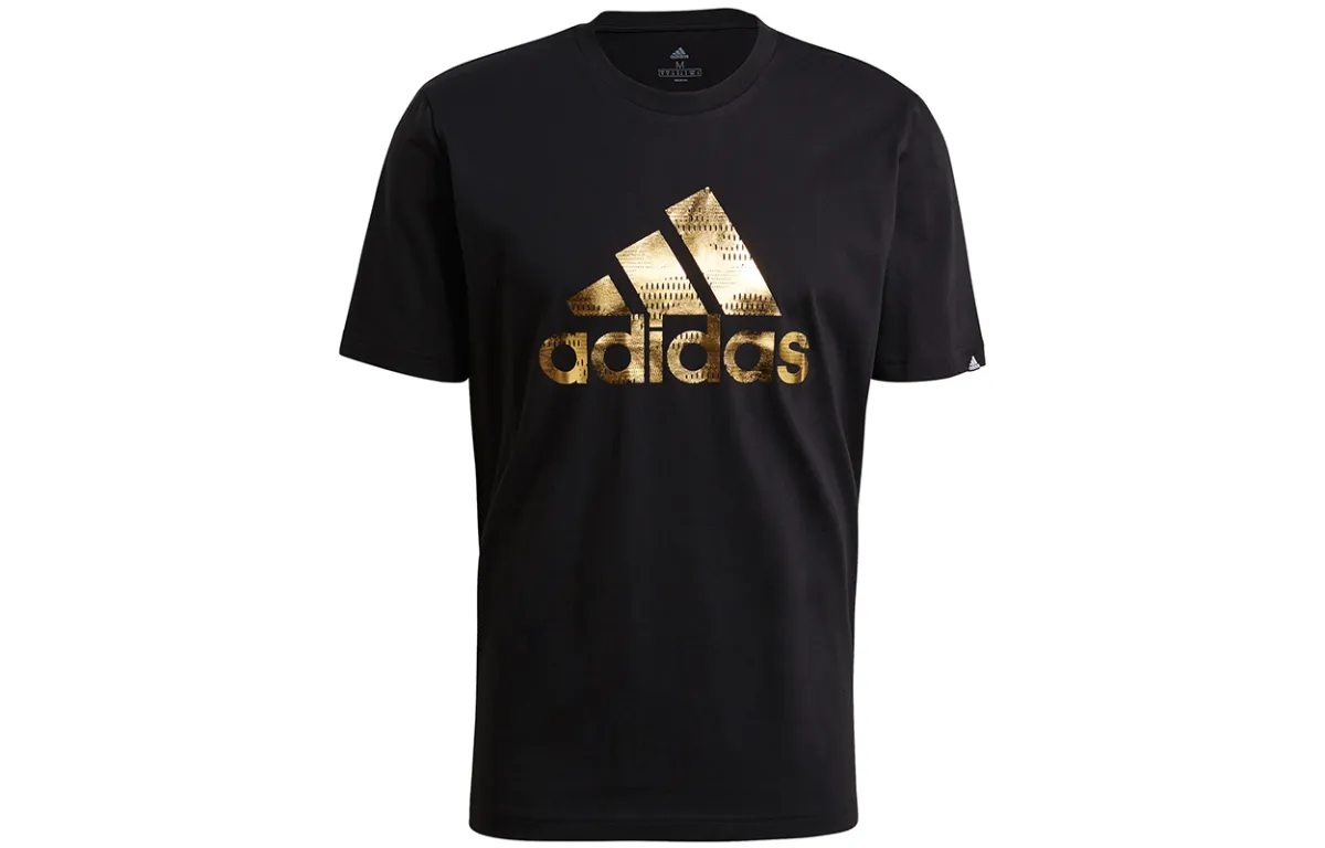 Adidas T-Shirts Men's Crew Neck Moderate Straight Fit