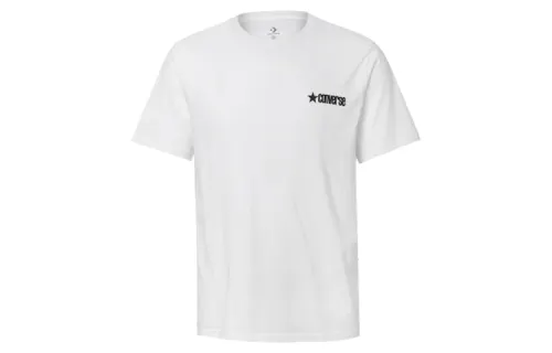 Converse PLAID SS Star T Shirt Men's White